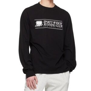 Sporty&Rich Black Long Sleeve